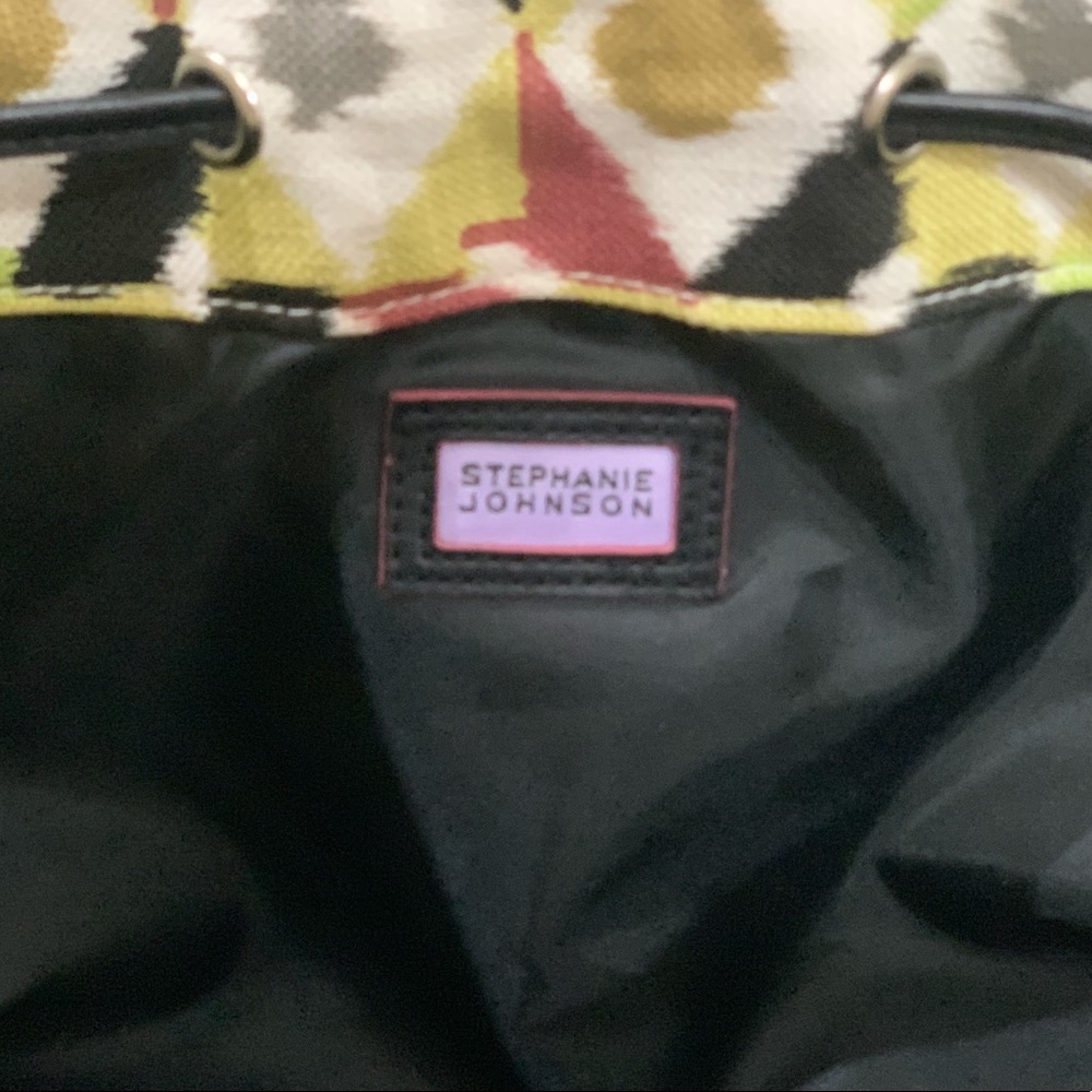 Stephanie Johnson Multicolor Drawstring Handbag - Picture 3 of 5